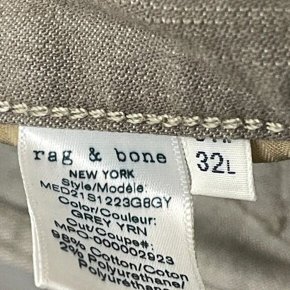 Rag & Bone Denim Jeans Women 31 Gray Slim Fit Casual Stretch Outdoorsy Preppy - Picture 12 of 15